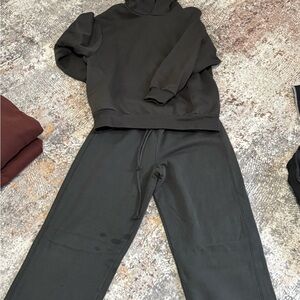 Zara grey Hoodie and Sweatpants Set